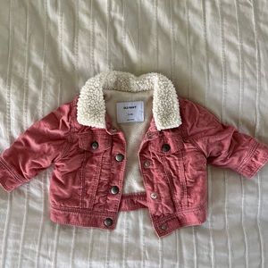 Old Navy Sherpa Lined Baby Coat